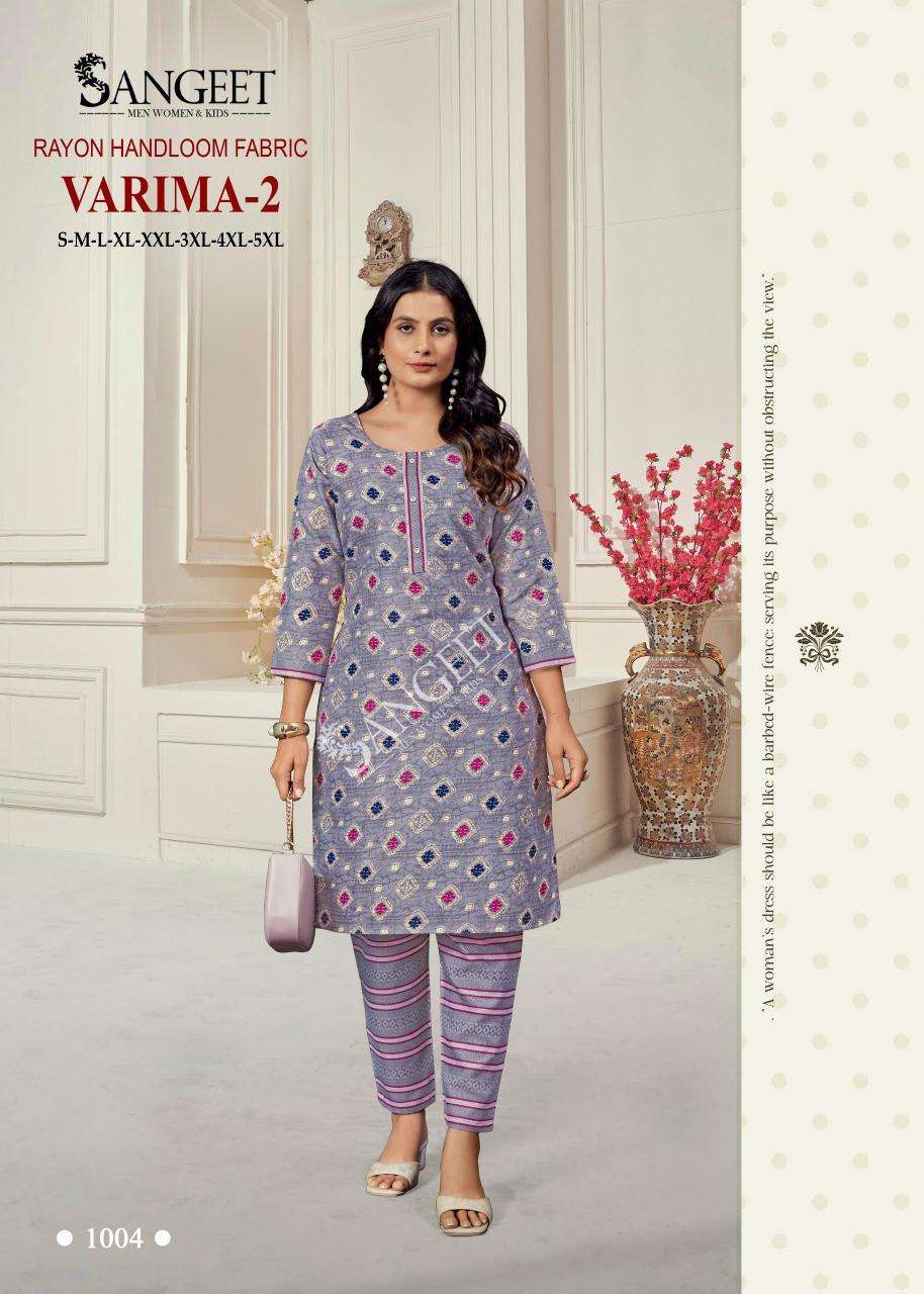 Sangeet varima 2 kurti wholesale india