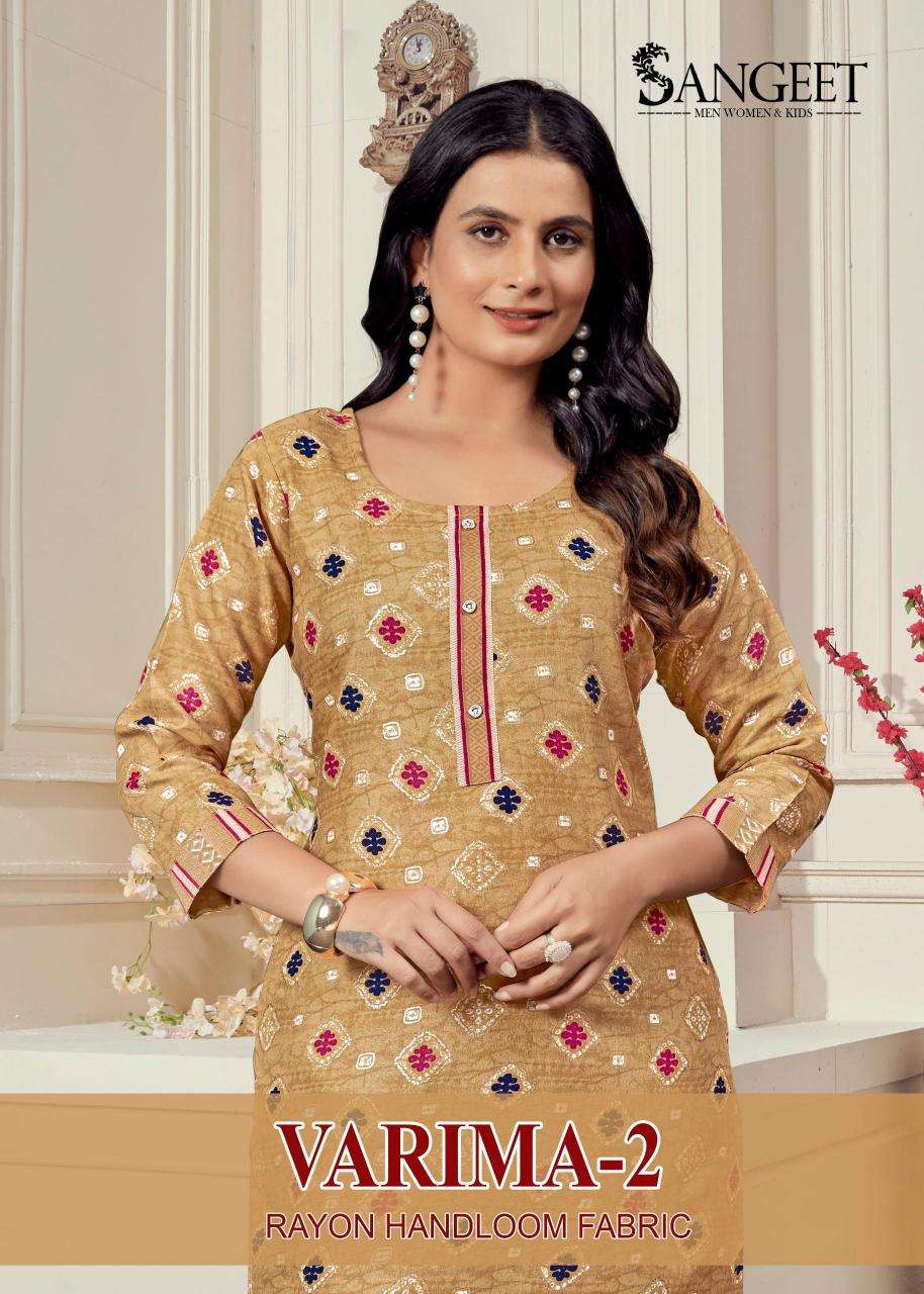 Sangeet varima 2 kurti wholesale india