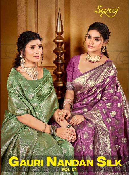 Saroj gauri nandan silk vol 1 Wholesale sarees suppliers