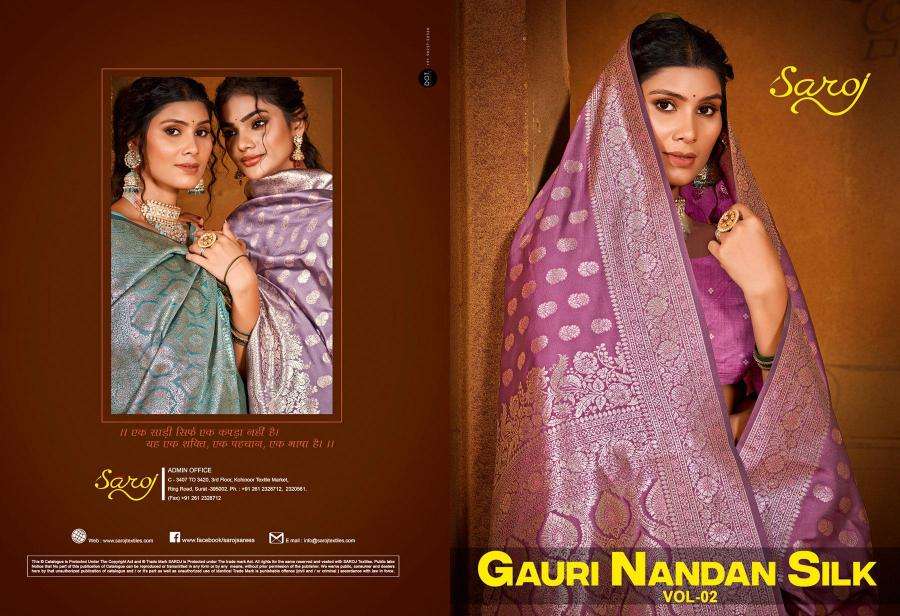 Saroj gauri nandan silk vol 2 Indian sarees online