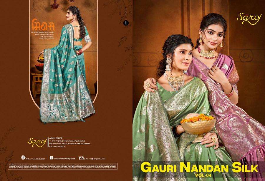 Saroj gauri nandan silk vol 4 Wedding sarees online