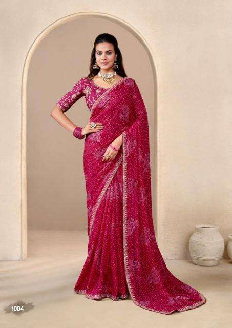 Shorya baandhniya vol 2 saree wholesale mumbai