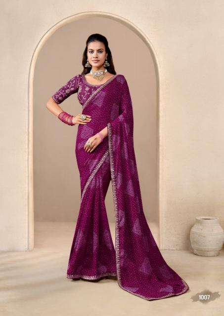 Shorya baandhniya vol 2 saree wholesale mumbai