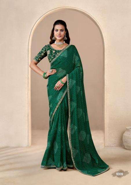 Shorya baandhniya vol 2 saree wholesale mumbai