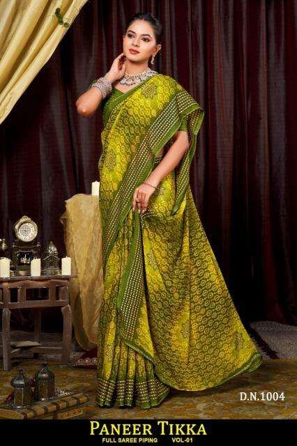 Shorya panner tikka wholesale sarees online india