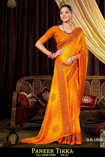 Shorya panner tikka wholesale sarees online india