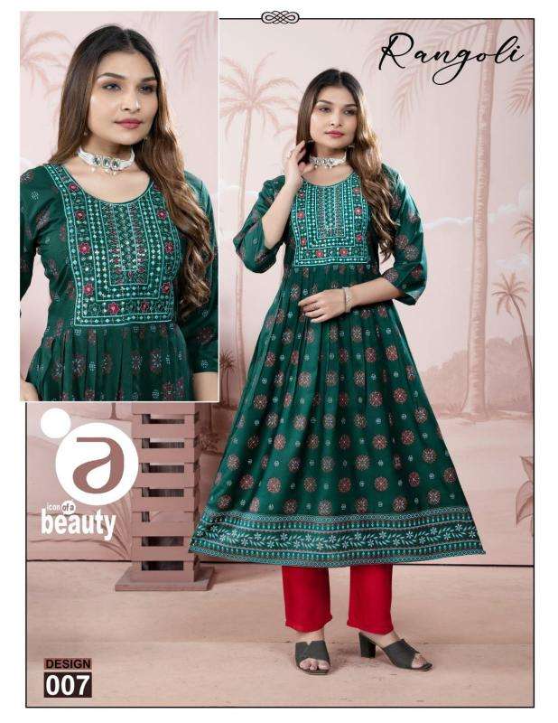 Shorya trendy rangoli wholesale kurti manufacturers in mumbai