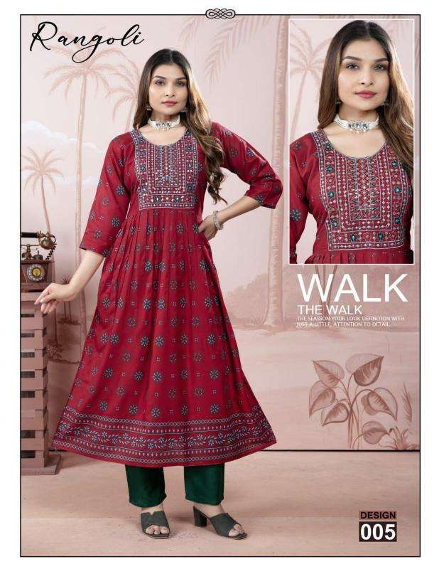 Shorya trendy rangoli wholesale kurti manufacturers in mumbai
