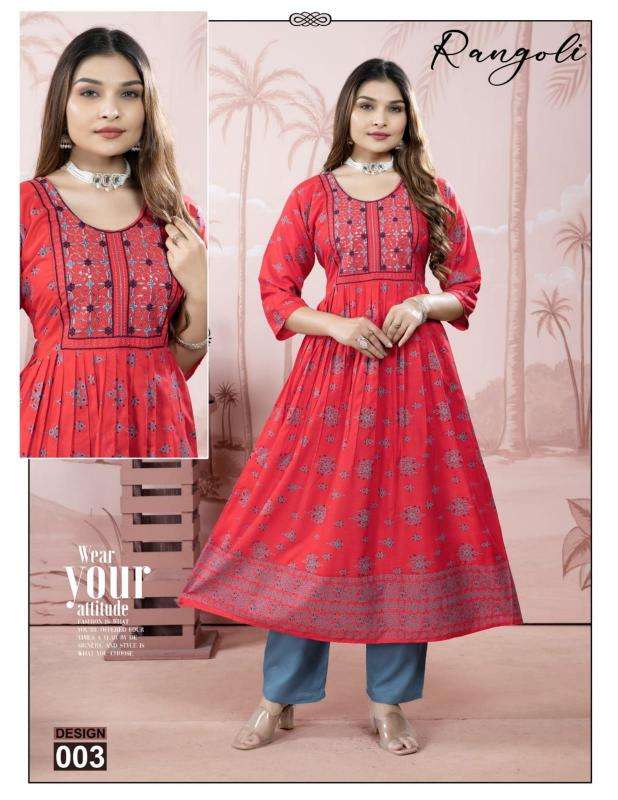 Shorya trendy rangoli wholesale kurti manufacturers in mumbai