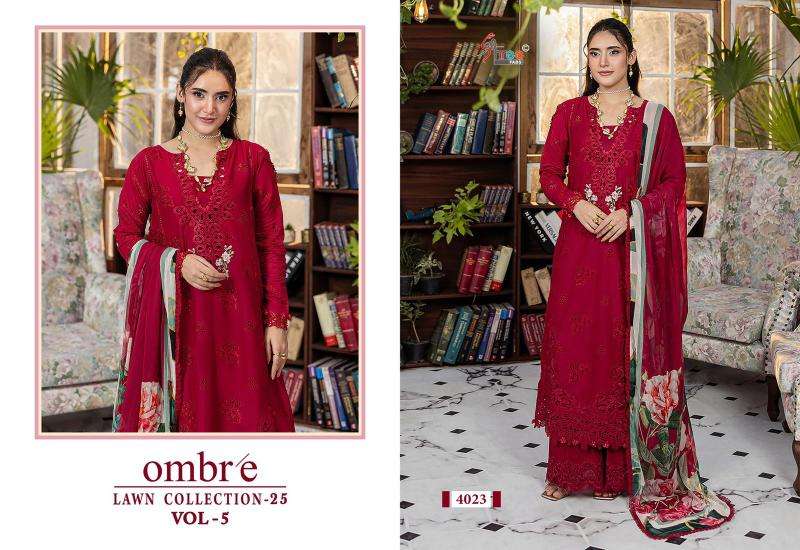 Shree fab ombre lawn collection vol 5 pakistani Suits wholesale market