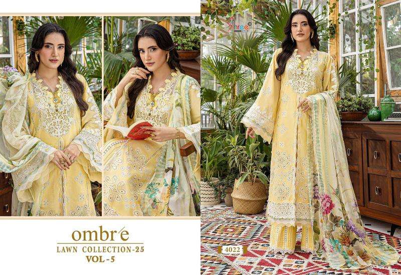 Shree fab ombre lawn collection vol 5 pakistani Suits wholesale market