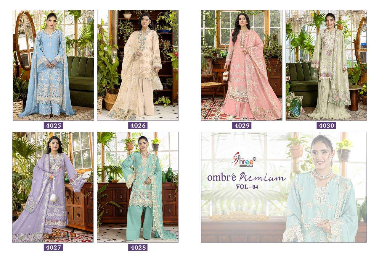 Shree fabs ombre premium vol 4 pakistani suits in mumbai with price