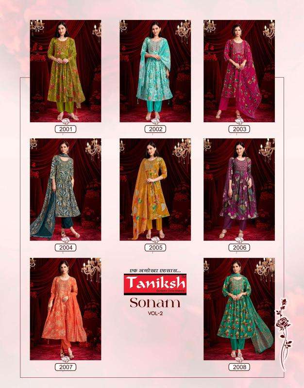 Tanikash sonam vol 2 ladies kurti wholesale market in ahmedabad