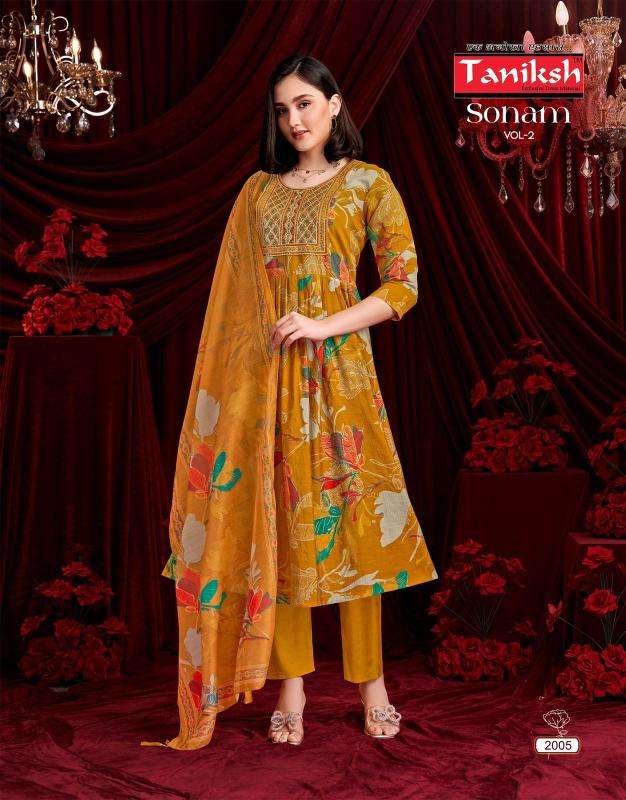 Tanikash sonam vol 2 ladies kurti wholesale market in ahmedabad
