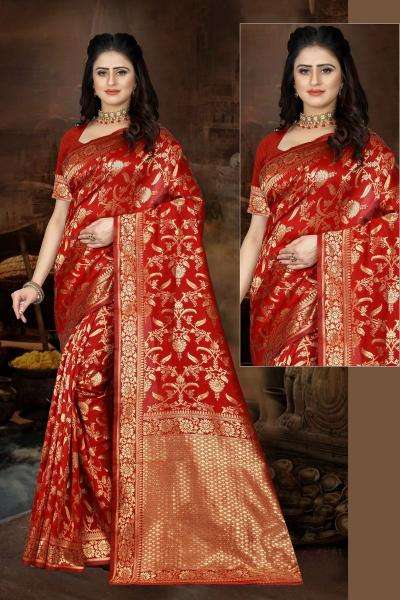 Triveni FF-40 banarasi silk saree wholesale in india