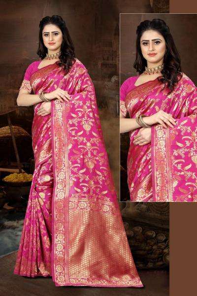 Triveni FF-40 banarasi silk saree wholesale in india