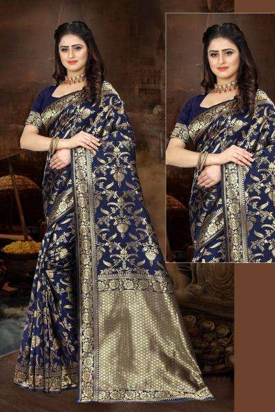 Triveni FF-40 banarasi silk saree wholesale in india