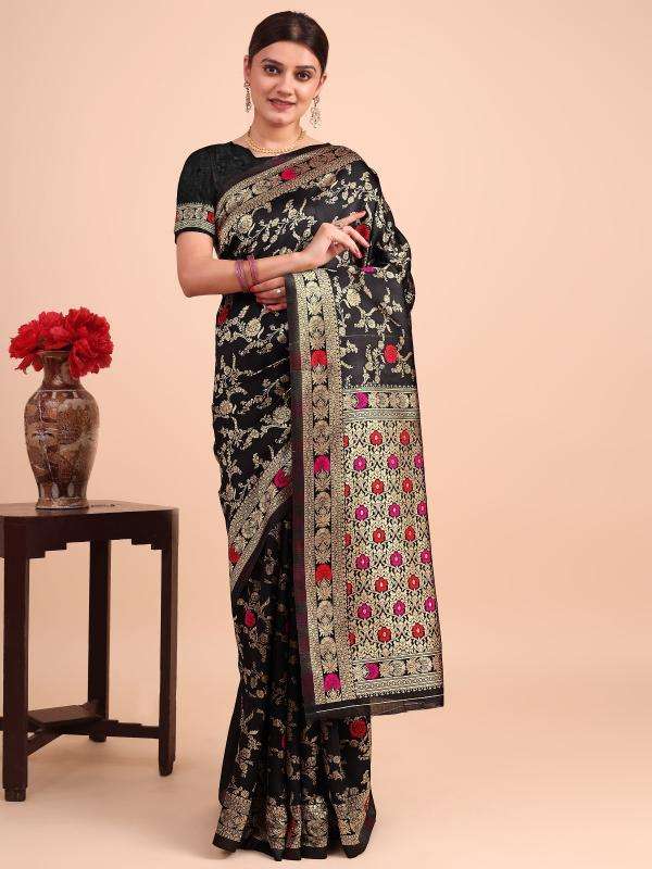 Triveni OT-04 banararsi silk Wholesale Saree Market in Mumbai