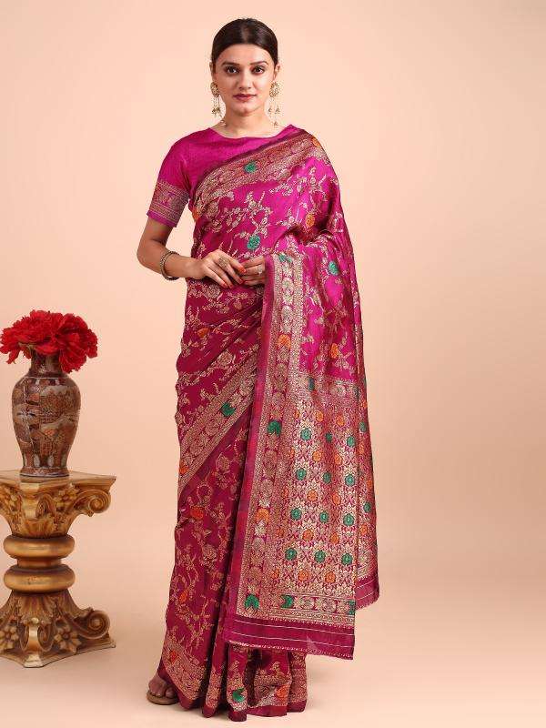 Triveni OT-04 banararsi silk Wholesale Saree Market in Mumbai