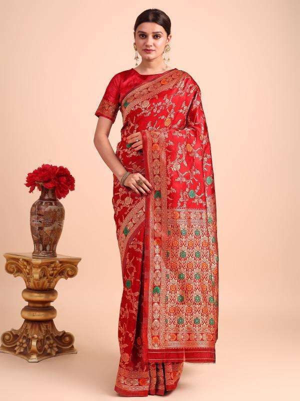 Triveni OT-04 banararsi silk Wholesale Saree Market in Mumbai