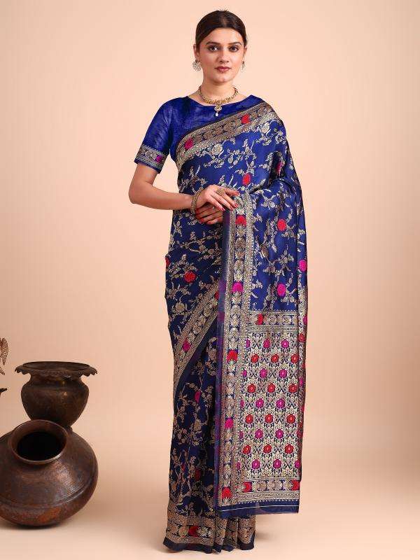 Triveni OT-04 banararsi silk Wholesale Saree Market in Mumbai