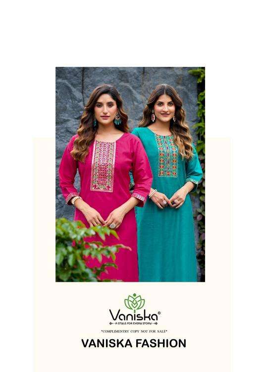 Vaniska five star vol 2 kurti wholesale in new market kolkata