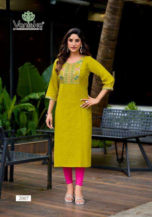 Vaniska five star vol 2 kurti wholesale in new market kolkata