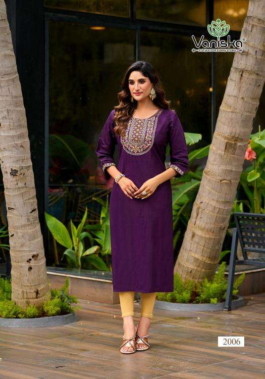 Vaniska five star vol 2 kurti wholesale in new market kolkata
