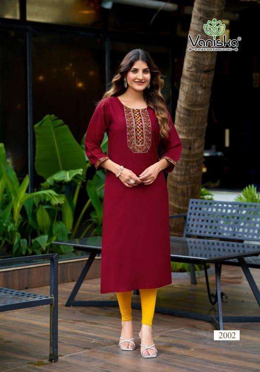 Vaniska five star vol 2 kurti wholesale in new market kolkata