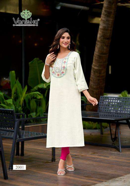 Vaniska five star vol 2 kurti wholesale in new market kolkata