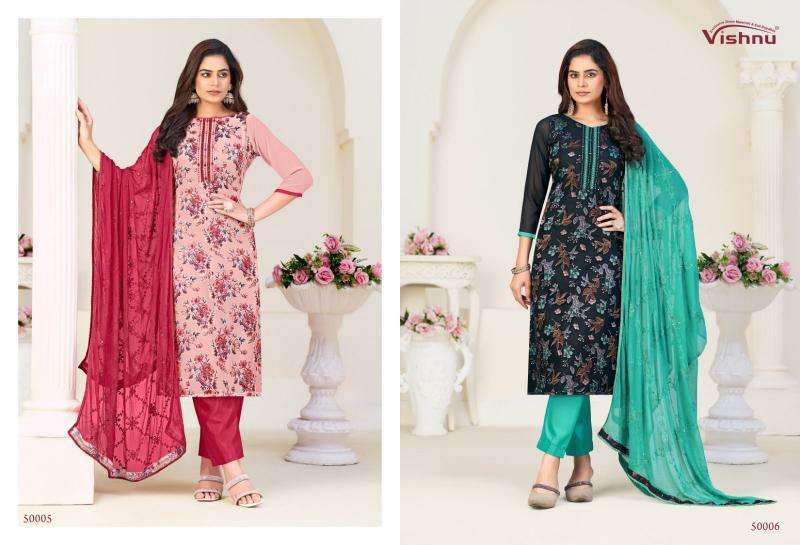 Vishnu libbas vol 2 wholesale dress material market in gujarat