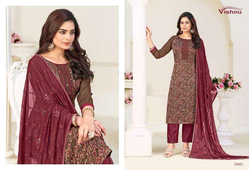 Vishnu libbas vol 2 wholesale dress material market in gujarat