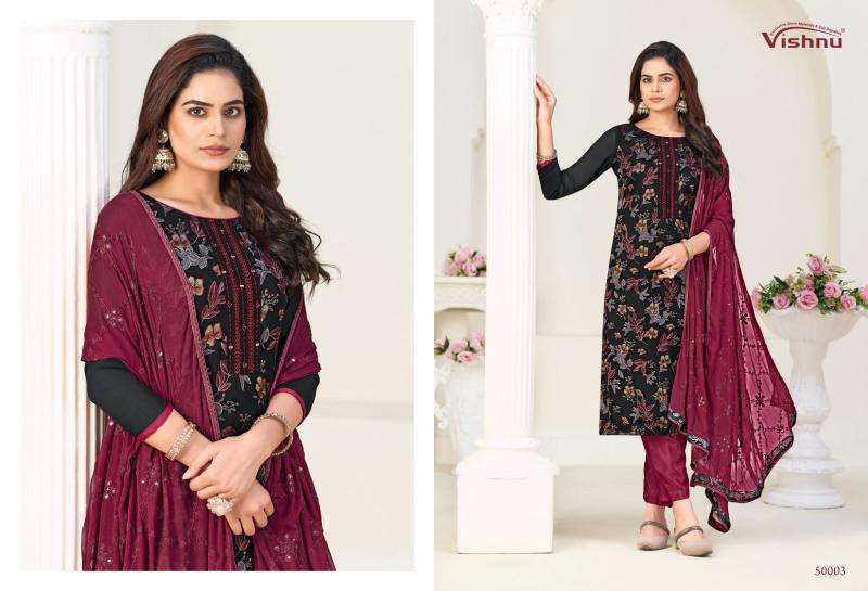 Vishnu libbas vol 2 wholesale dress material market in gujarat