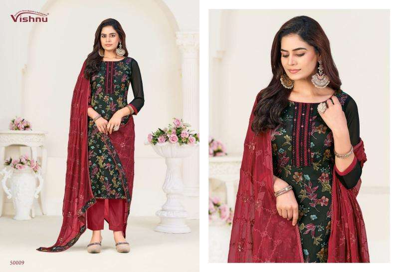Vishnu libbas vol 2 wholesale dress material market in gujarat