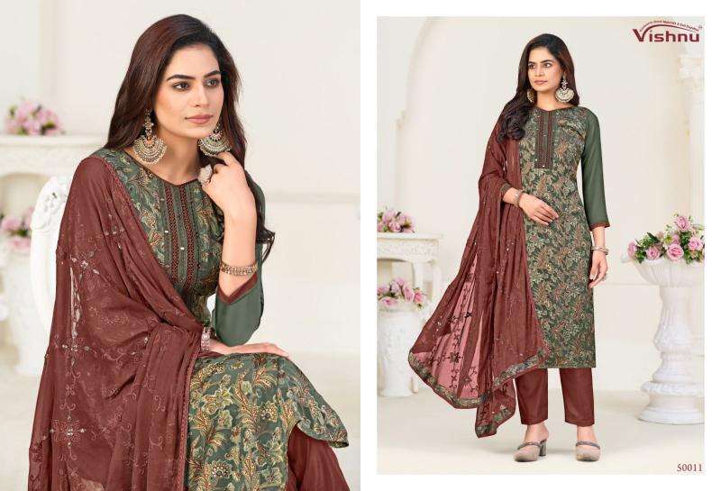 Vishnu libbas vol 2 wholesale dress material market in gujarat