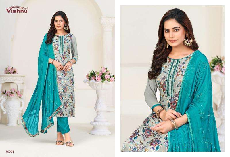 Vishnu libbas vol 2 wholesale dress material market in gujarat