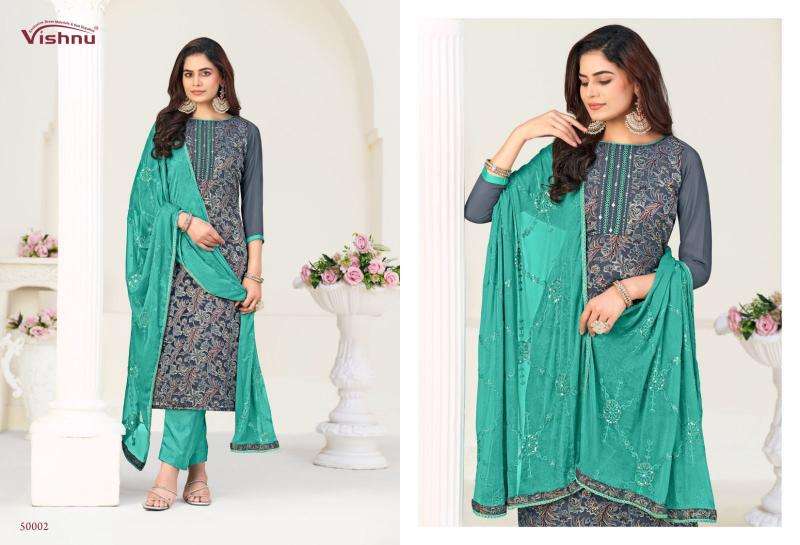 Vishnu libbas vol 2 wholesale dress material market in gujarat