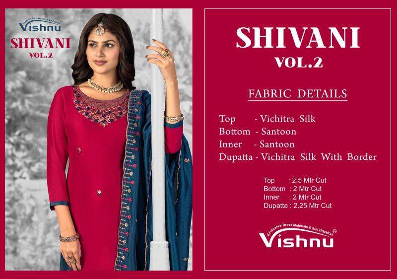Vishnu shivani vol 2  wholesale dealers for dress materials in delhi
