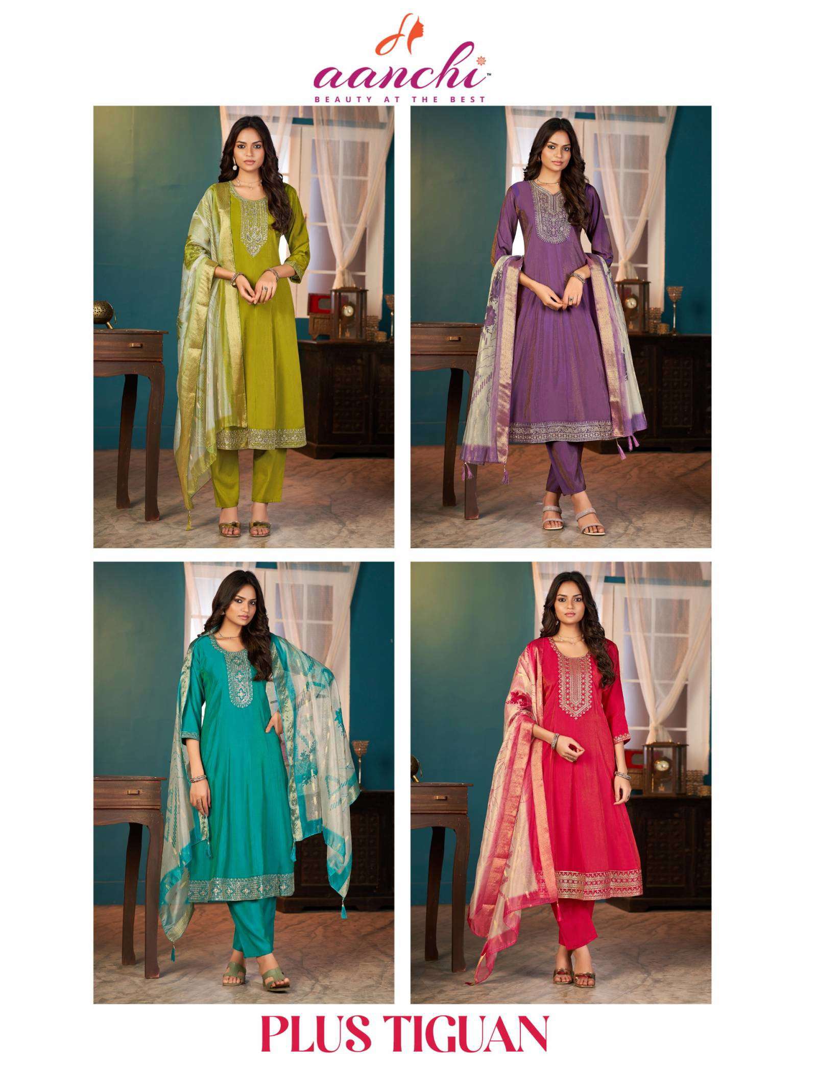 Aanchi Plus Tiguan Kurti exporters in India