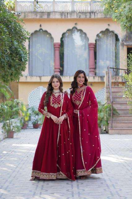 Adhya festival collection gown with dupatta wholesale market