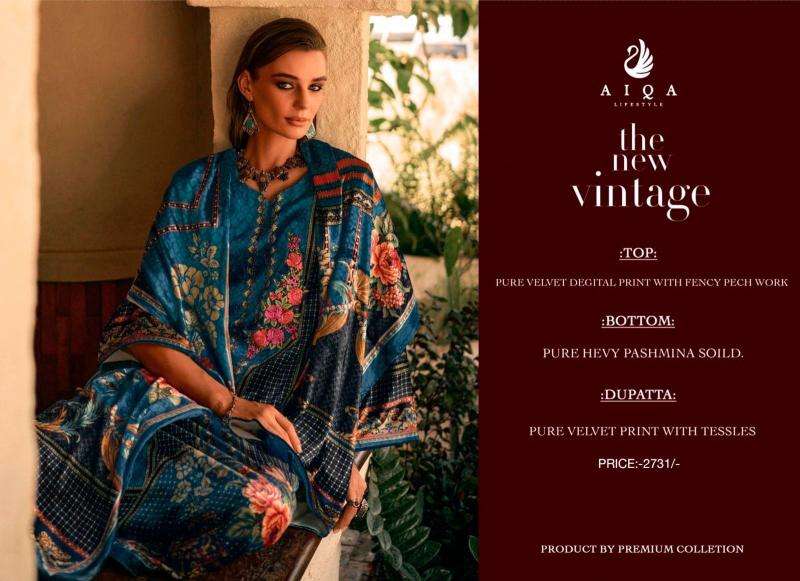 Aiqa the new vintage Wholesale dress material suppliers in Surat
