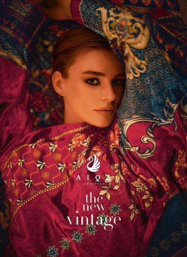 Aiqa the new vintage Wholesale dress material suppliers in Surat