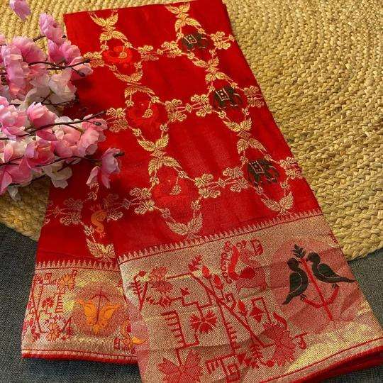Akshara soft russian silk Surat saree wholesale market