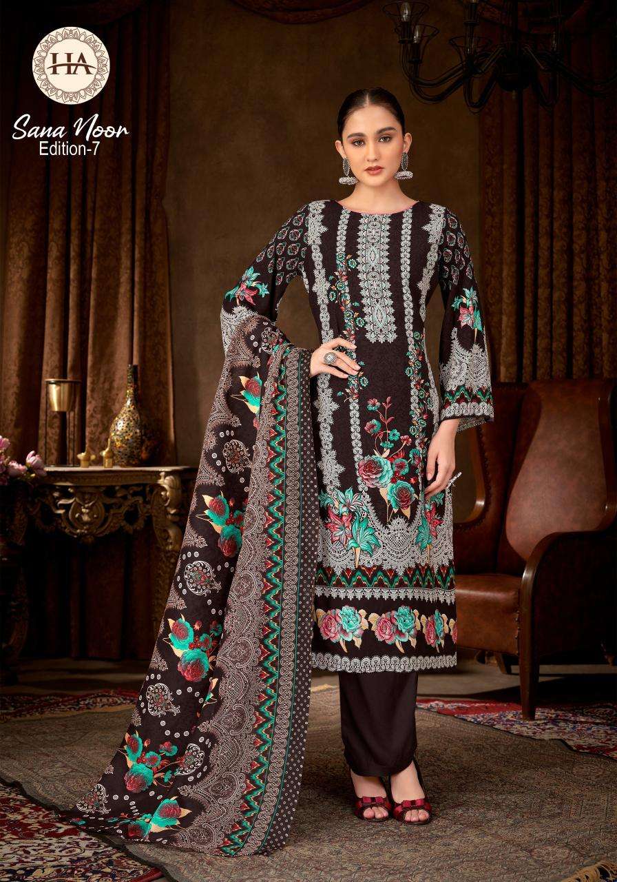 Alok suit sana noor 7 Wholesale Indian dress materials for wedding