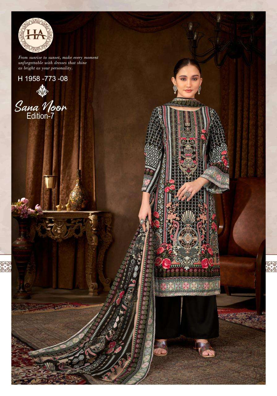 Alok suit sana noor 7 Wholesale Indian dress materials for wedding
