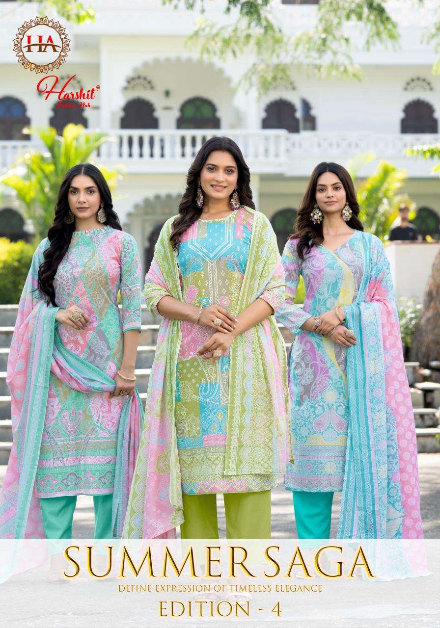 Alok suit summer saga 4 Designer dress material wholesale