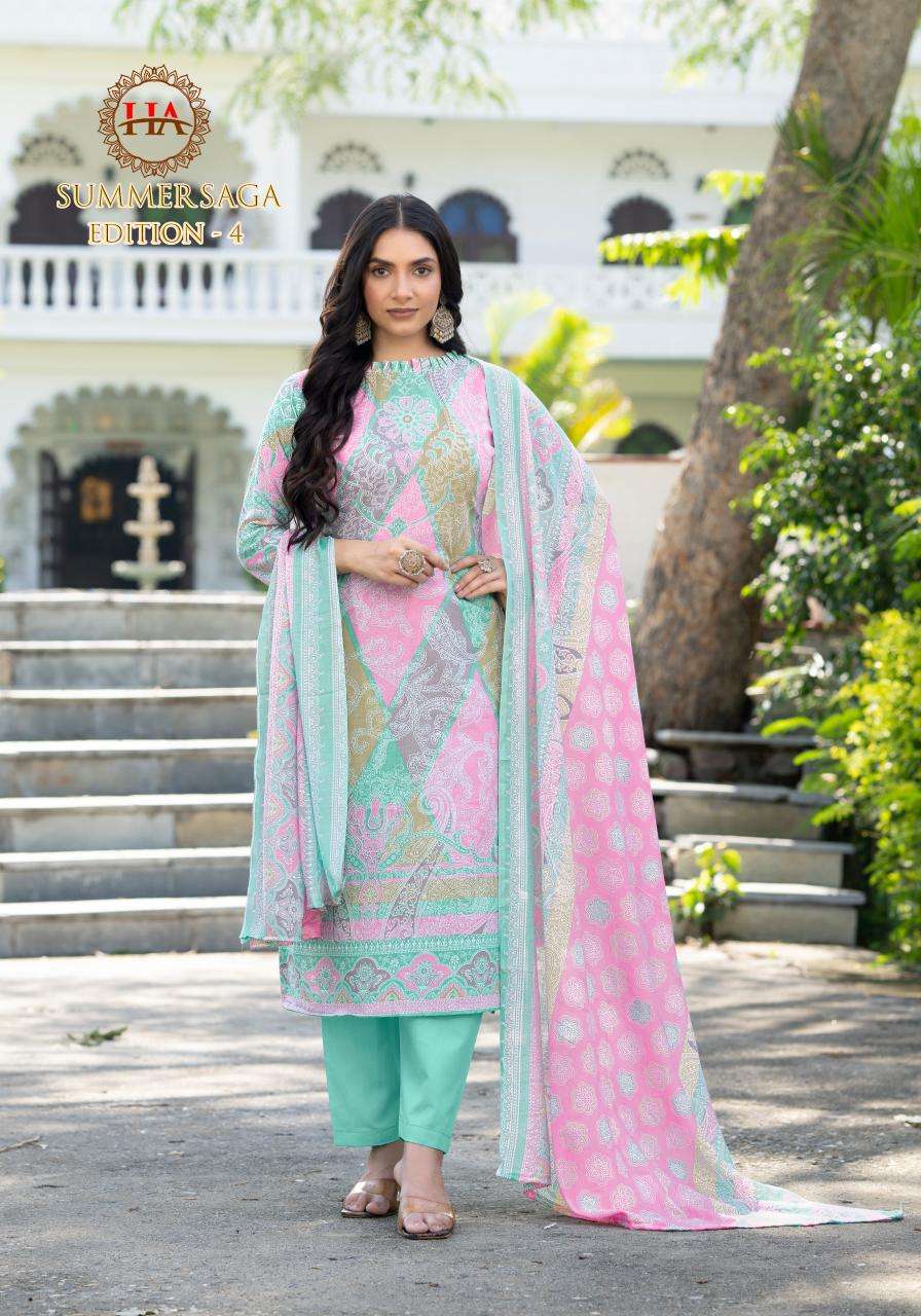 Alok suit summer saga 4 Designer dress material wholesale