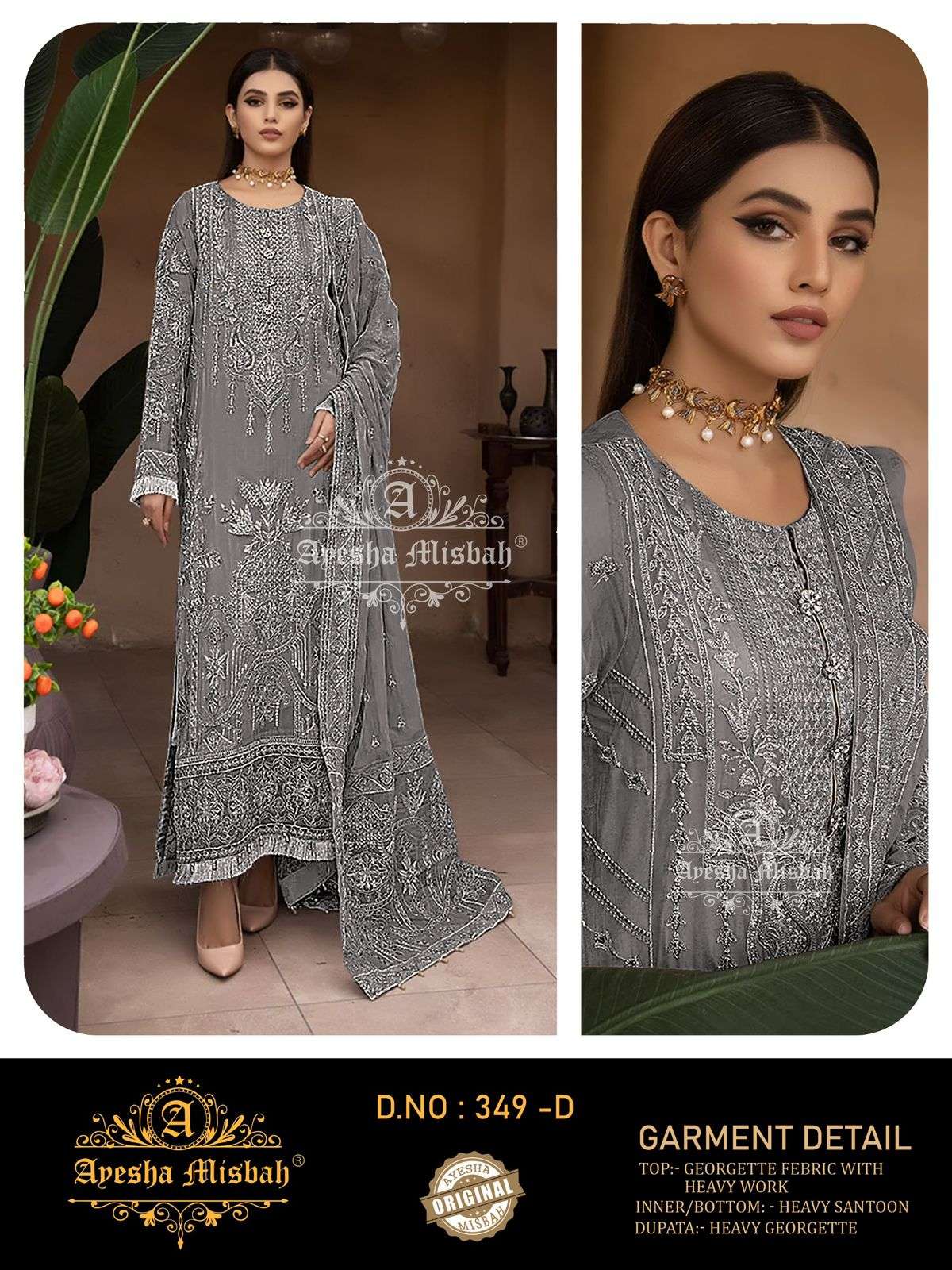 Ayesha Misbah 349 A To F wholesale pakistani salwar kameez