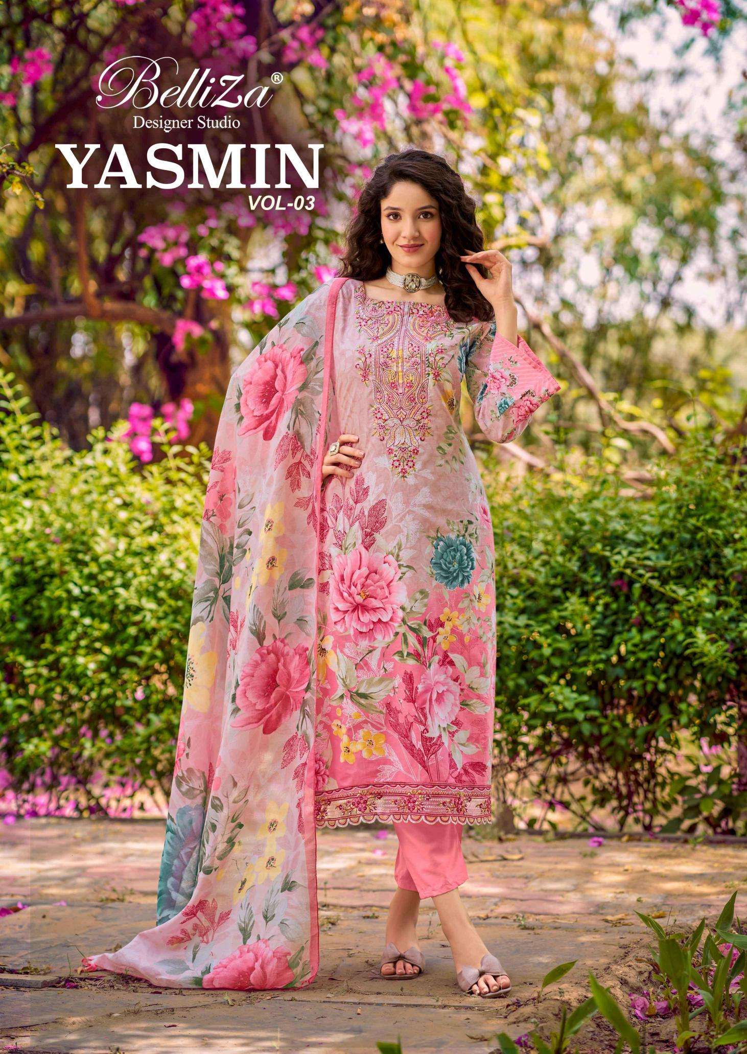 Belliza yasmin vol 3 Dress materials wholesale market in Surat