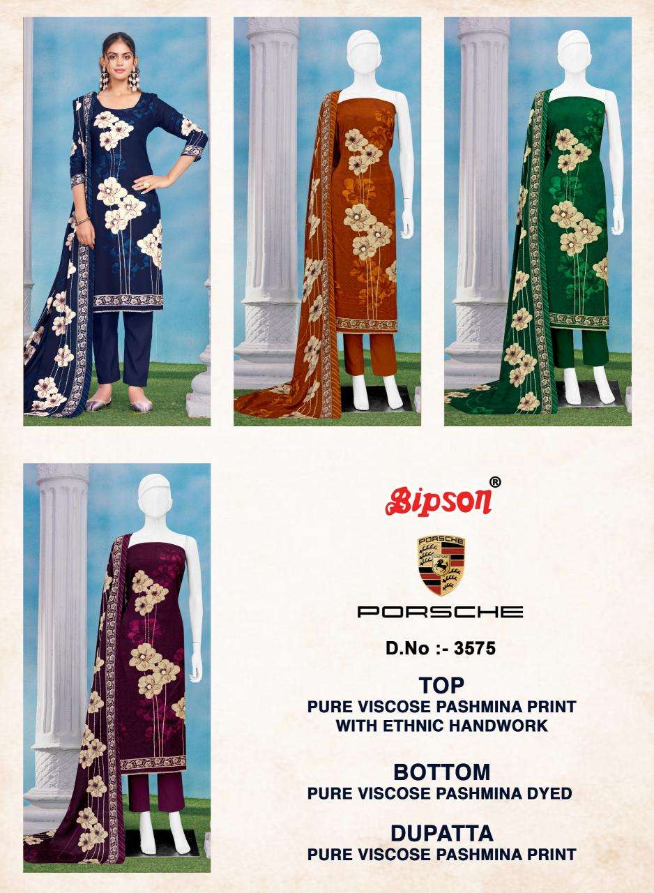 Bipson prints porsche 3575 Dress material wholesale suppliers in Delhi